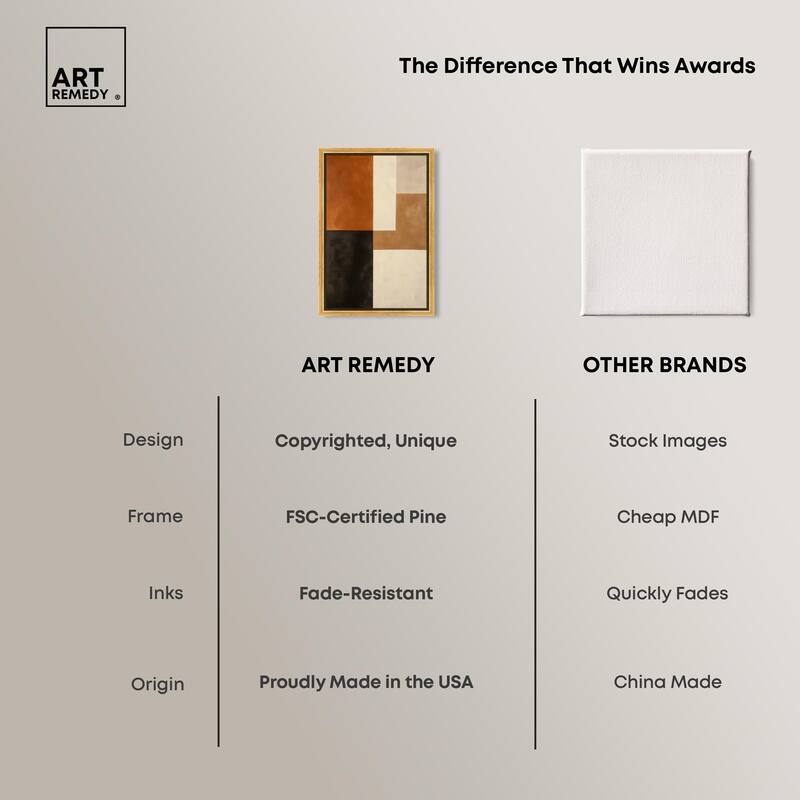 Tonal Grid II Canvas by Art Remedy