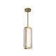 Option Vintage Brass / Ribbed Glass