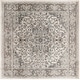preview thumbnail 93 of 107, Nourison Concerto Classic Persian Medallion Area Rug. 10' x Square - Ivory/Gray