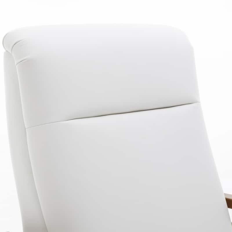 Sienna Upholstered Wood Push Back Recliner by Greyson Living