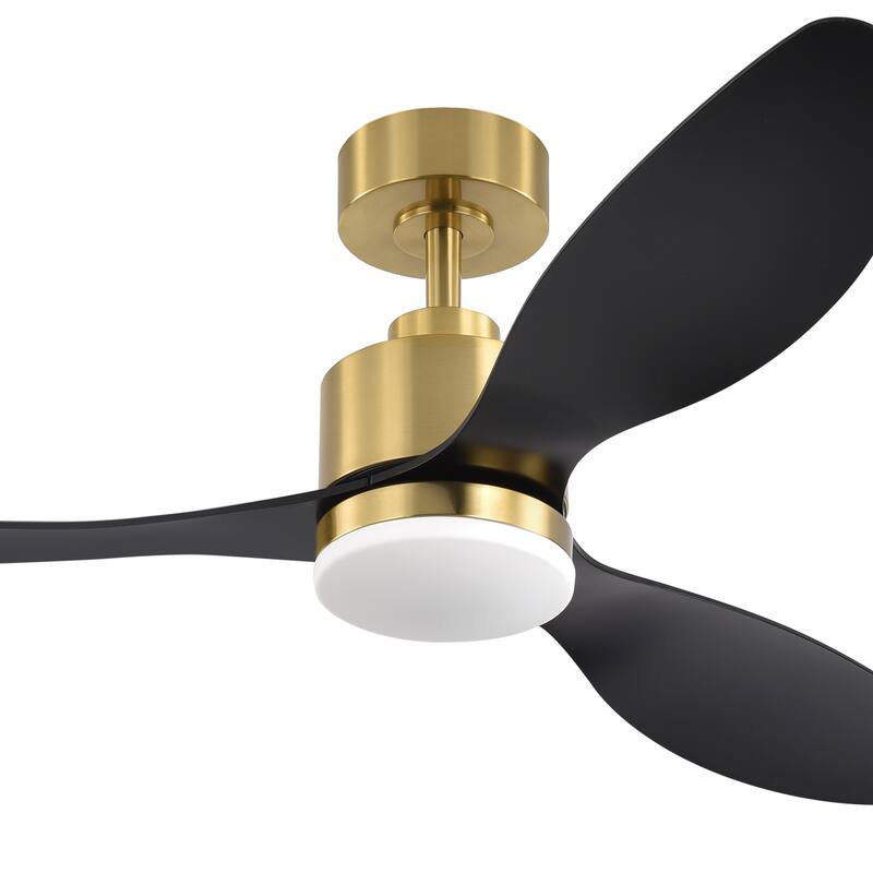 52-inch Ceiling Fans with LED Light Remote and Downrod(3-Blade)