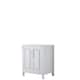 Option White, Gold Trim, No Top