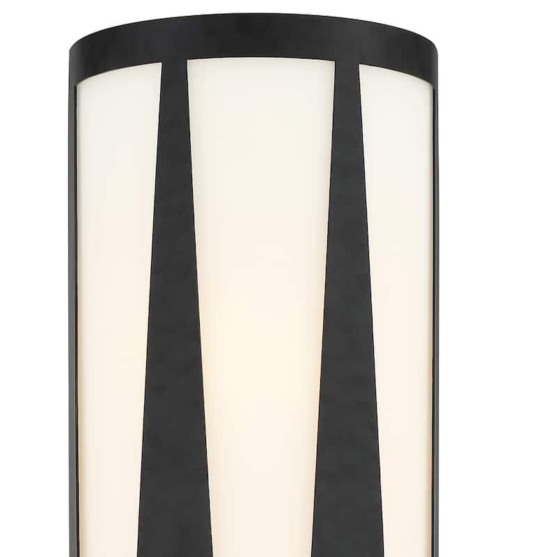 Royston Integrated LED Black Sconce