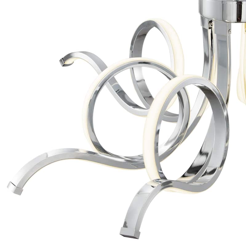 Magnolia Dimmable Integrated LED Adjustable Chandelier