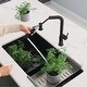 preview thumbnail 13 of 55, STYLISH Kitchen Sink Faucet Single Handle Pull Down Dual Mode in Stainless Steel