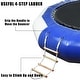 10Ft Inflatable Water Trampoline Bounce Swim Platform For Water-Sports ...