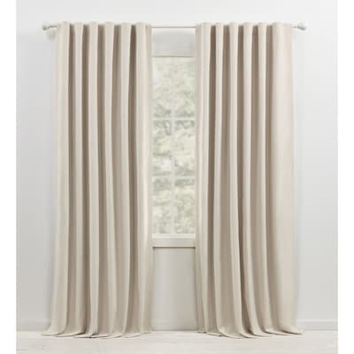 Lauren Ralph Lauren Sallie Blackout Heavy Cotton/Linen Blend with Lining Rod Pocket Curtain Panel