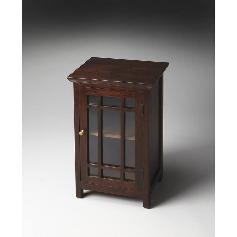 Handmade Butler Baxter Transitional Chair End Table (India)