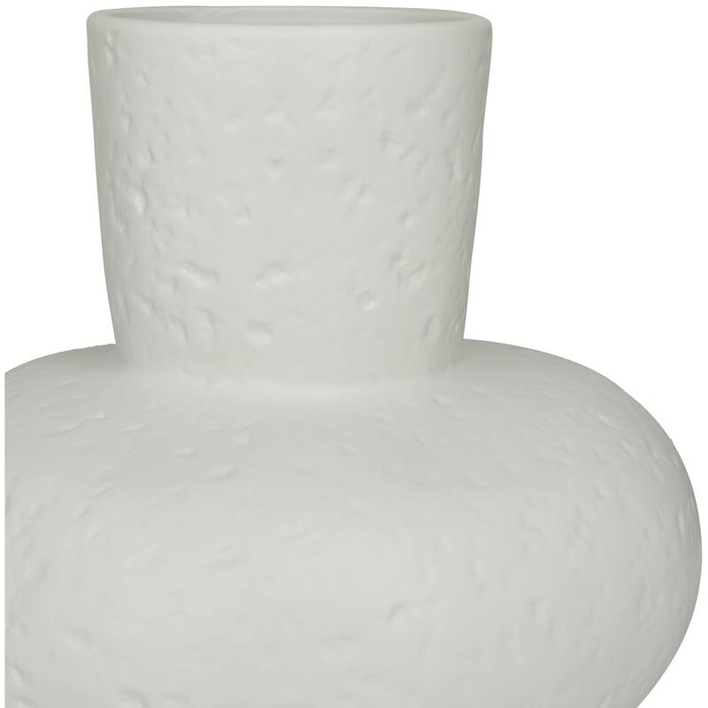 Ceramic Gourd Style Decorative Vase - Set of 2 White or Black - CosmoLiving by Cosmopolitan