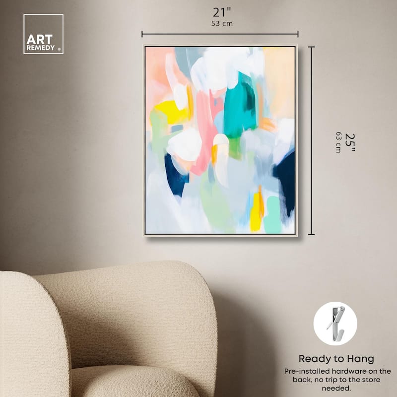 Layered Lush III Canvas by Art Remedy