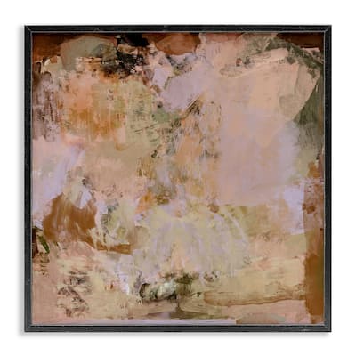 Stupell Earth Tones Abstraction Framed Giclee Art Design By Hayley Michelle