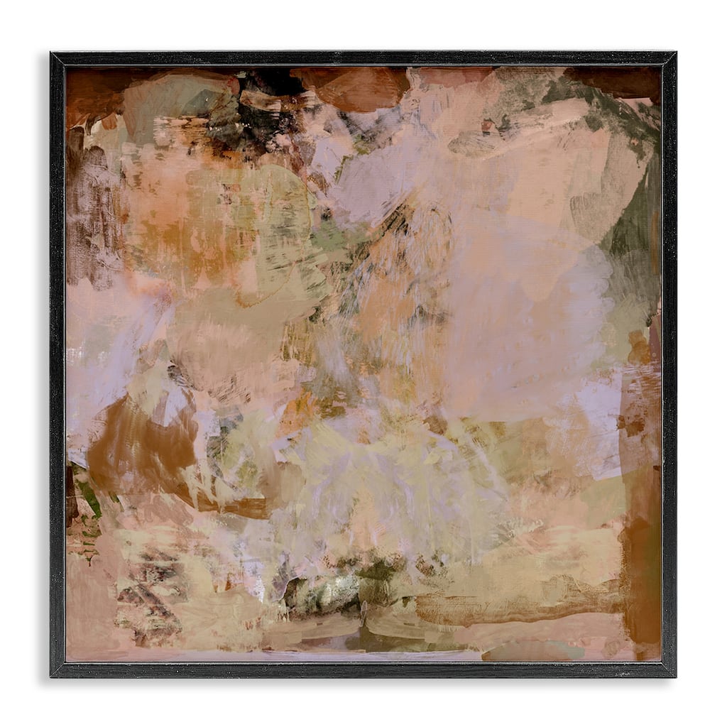 Stupell Earth Tones Abstraction Framed Giclee Art Design By Hayley Michelle