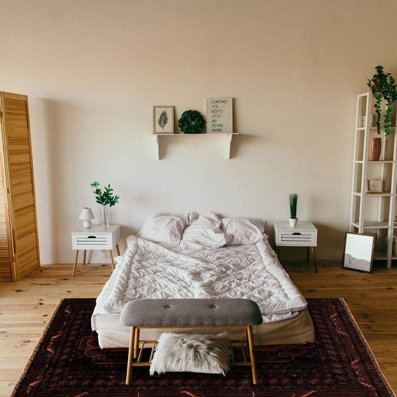 ECARPETGALLERY Hand-knotted Teimani Black, Brown Wool Rug - 3'10 x 6'6