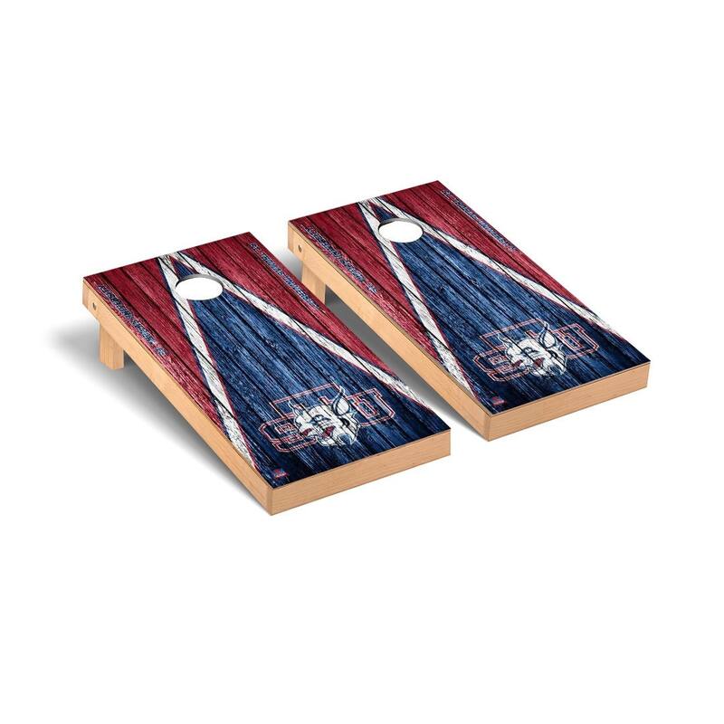 St. Thomas Bobcats Cornhole Game Triangle Weathered Version