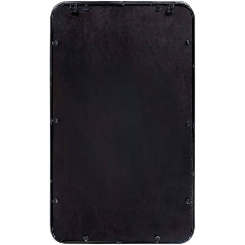 Atticus Pharmacy-Style Black Mirror - 32"H x 19"W