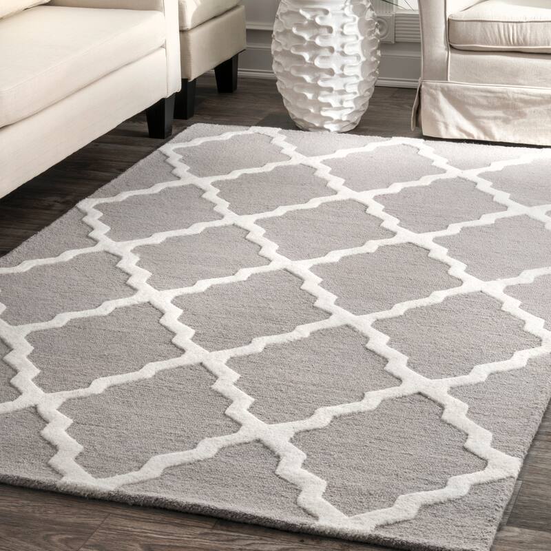 Nuloom Hand Hooked Marrakech Trellis Area Rug