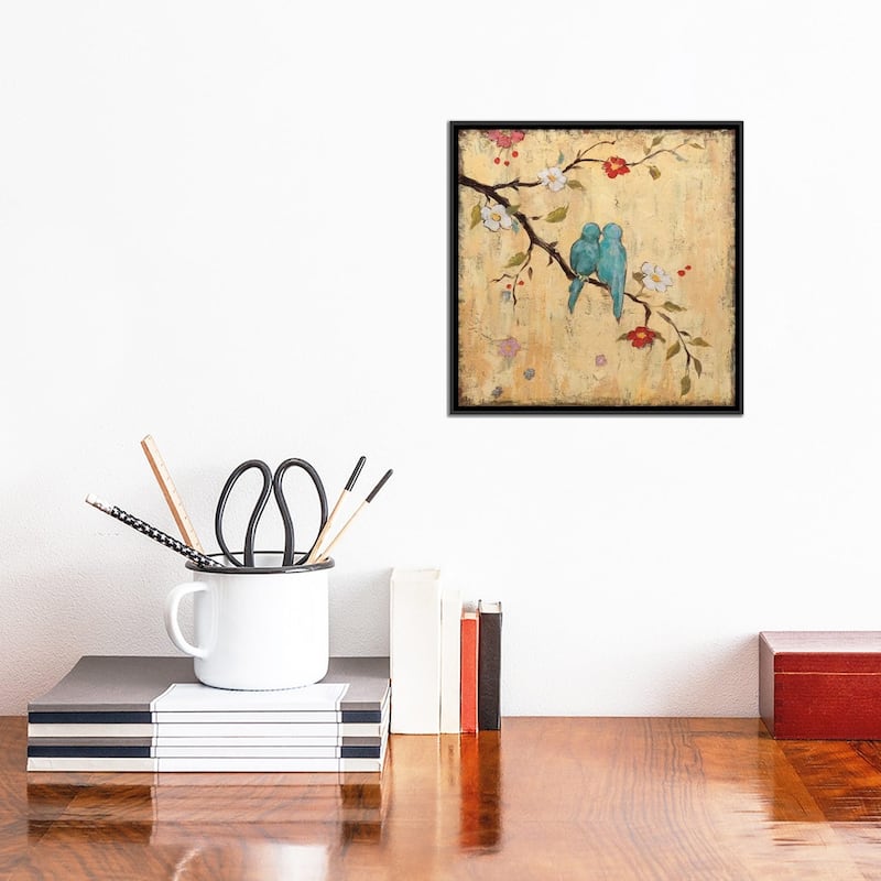 iCanvas "Love Birds II" by Katy Frances Framed Canvas Print