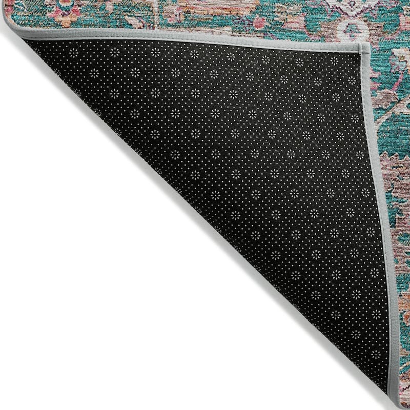 Machine Washable Indoor/ Outdoor Chantille Traditional Boho Rug