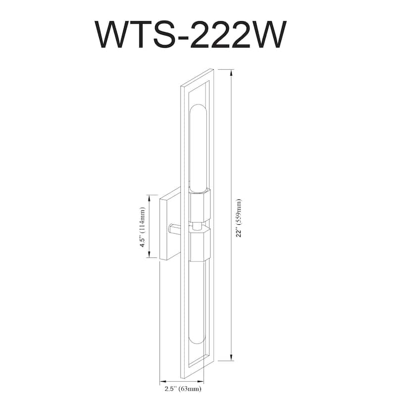Wall Sconce Lighting 2 Light Aged Brass Wall Lamps for Bedroom Hallway