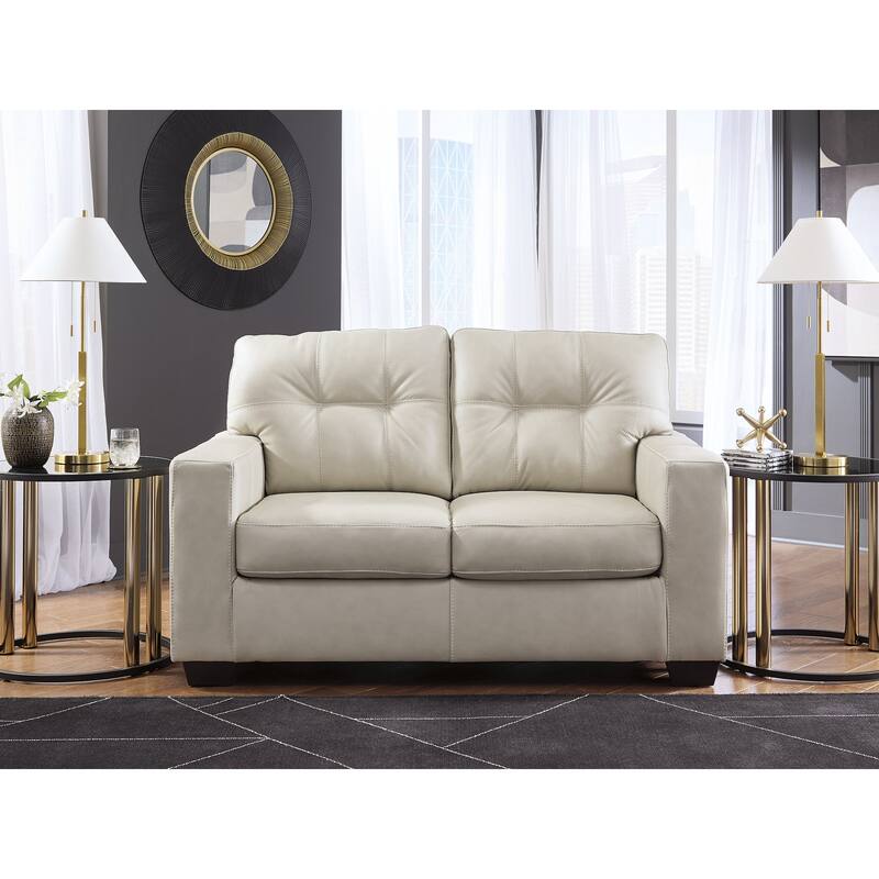 Signature Design by Ashley Santorine Beige Loveseat - 62" W x 38" D x 38" H