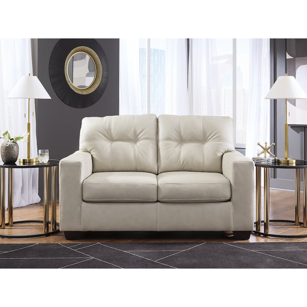 Signature Design by Ashley Santorine Beige Loveseat - 62" W x 38" D x 38" H