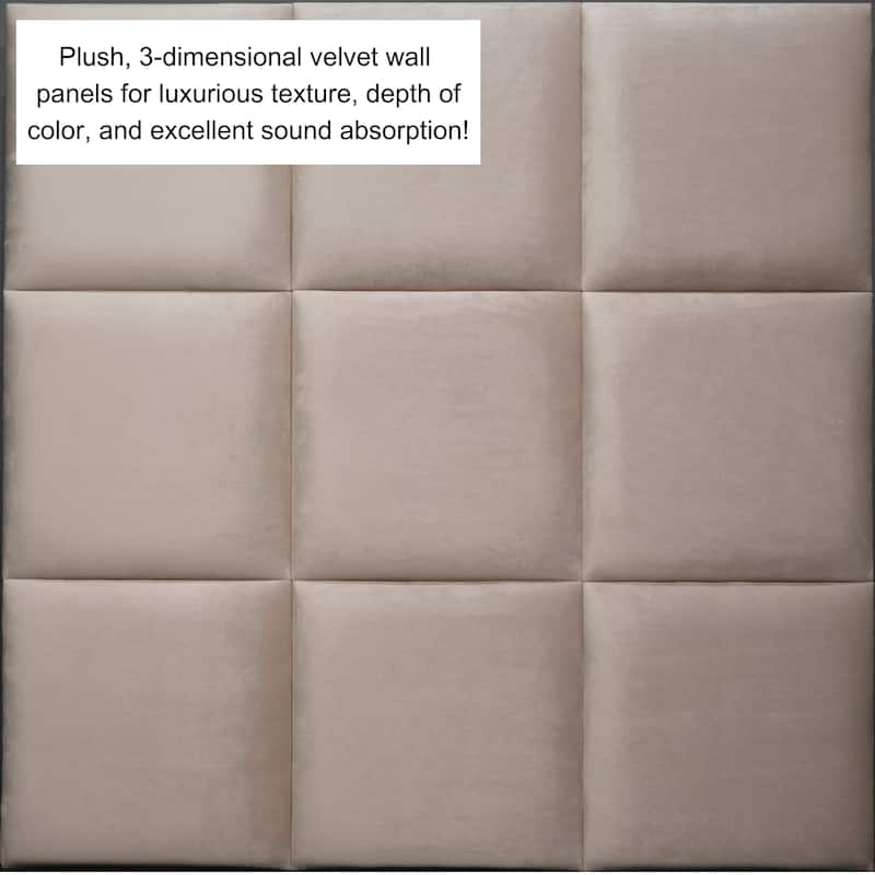 Wall!Supply Luxury Velvet Textile (2pc.)