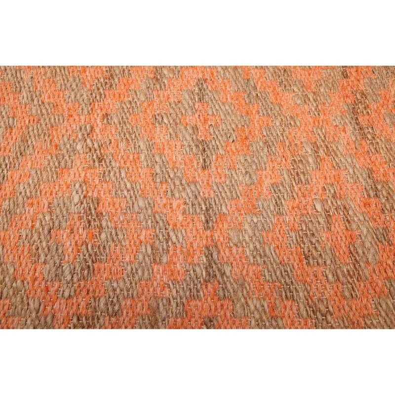 ECARPETGALLERY Flat-Weave Palas Denizli Coral Kilim - 5'3 x 7'4