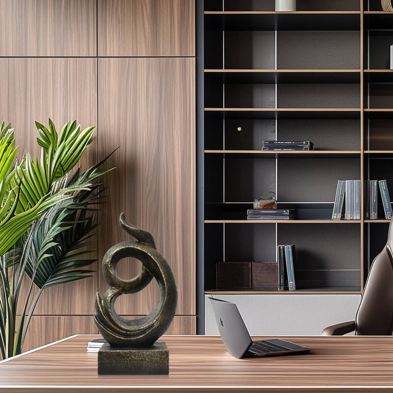 Modern Sculpture Decor Abstract Art Decoration Resin Ornament for Home