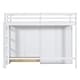 preview thumbnail 6 of 38, Modern Twin Size Loft Bed With Drawer,Two Wardrobes and Mirror