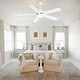 preview thumbnail 145 of 193, 42/48/52/56/60/65-IN LED Ceiling Fan with Light Kit and Remote(5/6/7/8-Blade)