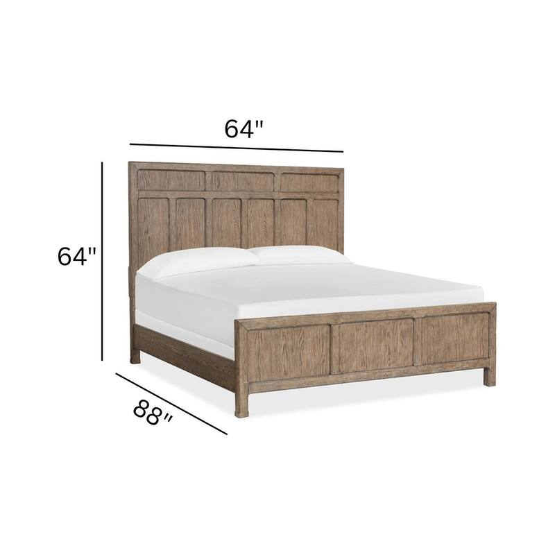 Magnussen Home Claremont Smokey Taupe Panel Bed