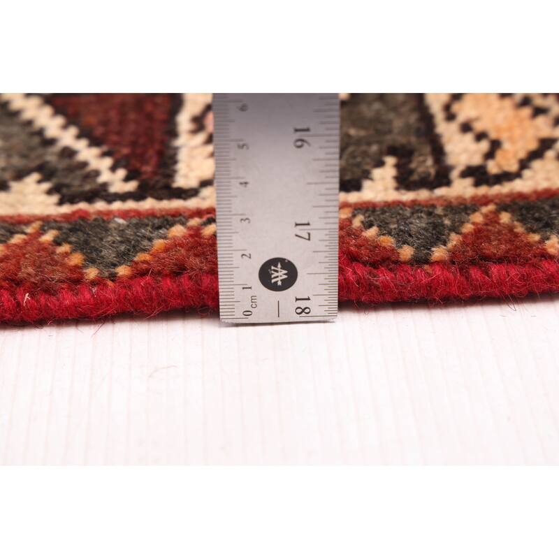 ECARPETGALLERY Hand-knotted Konya Anatolian Dark Red Wool Rug - 3'4 x 9'9