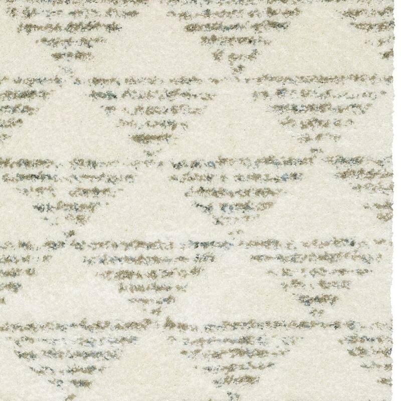 HomeRoots Geometric Transitional Runner Area Rug