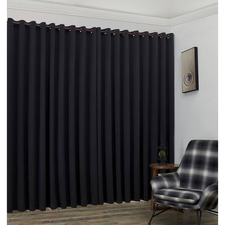 Home Sweet Home Dream Thermal Insulated Blackout Curtain Panels with Tie-Backs