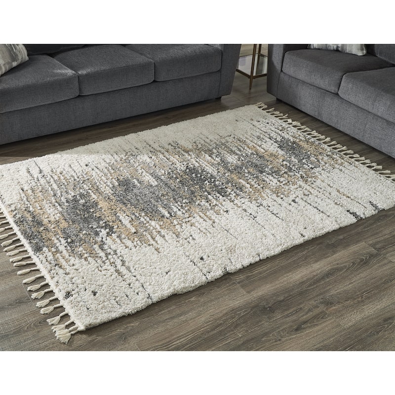 Signature Design by Ashley Jembeth Gray/Beige Rug - 5' x 7'
