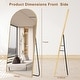 preview thumbnail 64 of 74, Modern Arched Full Length Aluminum Alloy Floor Mirror Standing Mirror