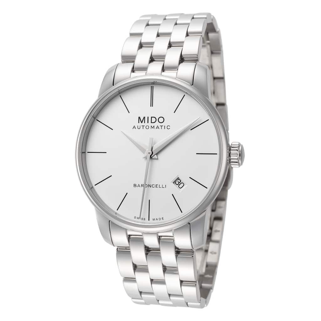 Mido Men's Baroncelli 38mm Automatic Watch M86004761 - Silver-Tone - N/A