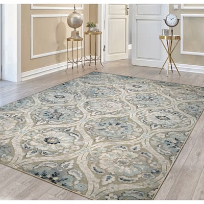 Couristan Cire Cherrington Floral High Low Area Rug