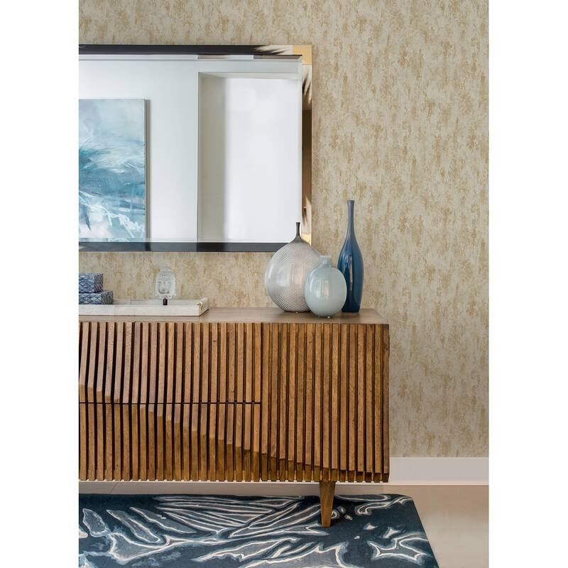 A-Street Prints Diorite Gold Splatter Wallpaper