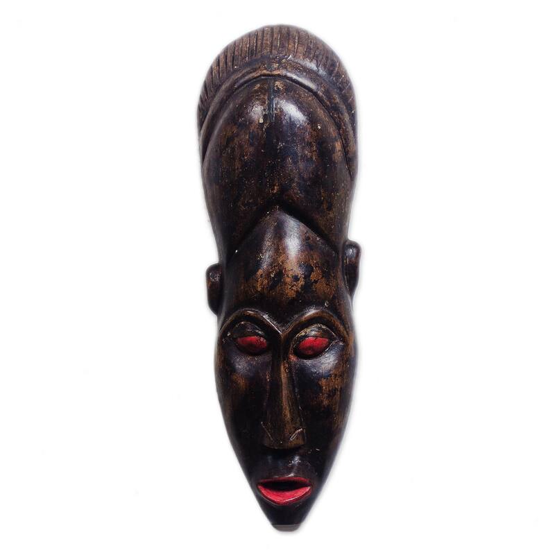 Novica Handmade Man Of God African Wood Mask - Bed Bath & Beyond - 37867670