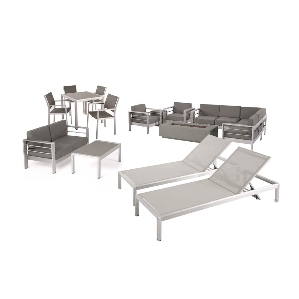 Cape Outdoor Conversation Set by Christopher Knight Home..