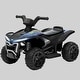 preview thumbnail 2 of 1, Kids 6V ATV Quad Ride-On, 1.6MPH Max Speed, Rechargeable Battery, Forward & Reverse, LED Lights for Toddlers Black