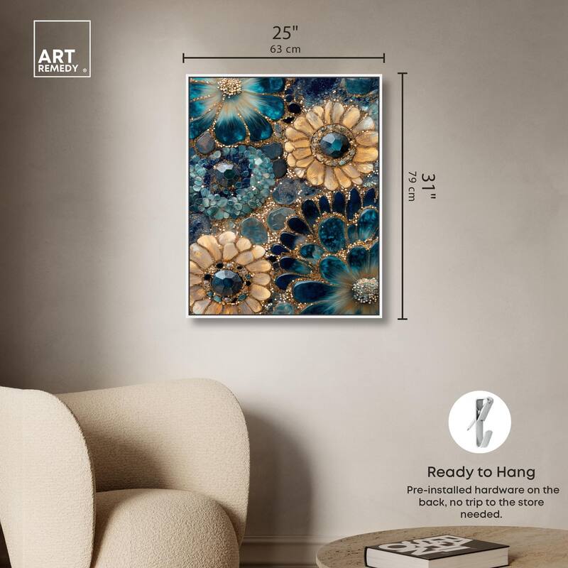 Opulent Geode III Canvas by Art Remedy