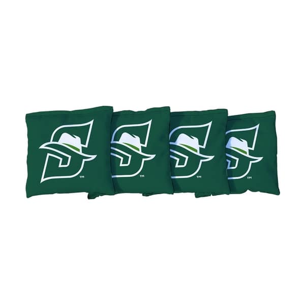 slide 2 of 3, Stetson Green Cornhole Bags All-Weather Resin Filled