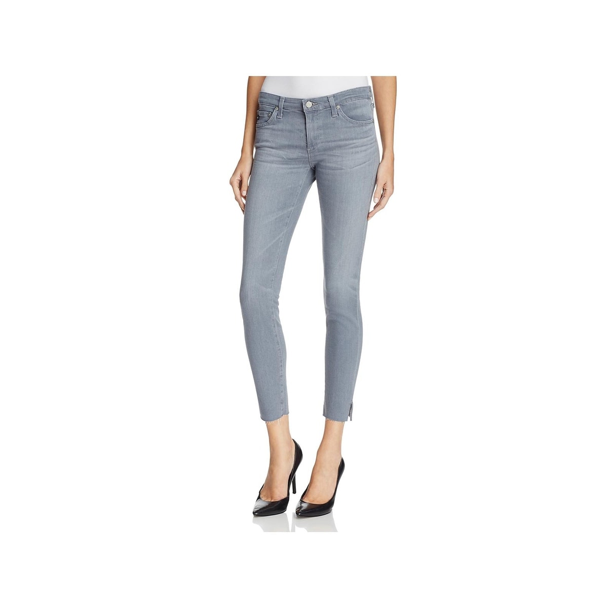 AG Adriano Goldschmied Womens Denim Legging Raw Hem