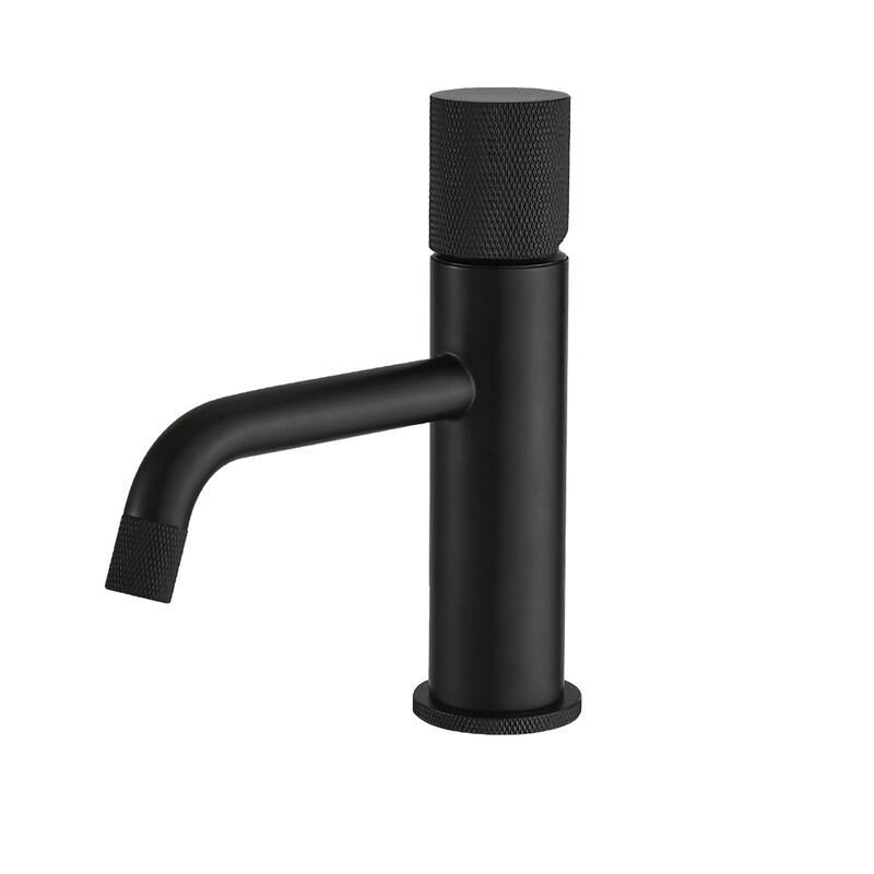 Topcraft Single Handle Modern Bathroom Faucet - Matte Black