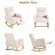 preview thumbnail 16 of 105, HOMYKA Rocking Chair for Nursery with Footrest