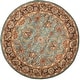 preview thumbnail 20 of 52, SAFAVIEH Handmade Heritage Loren Traditional Oriental Wool Rug 3'6" Round - Blue/Brown - Round