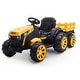 preview thumbnail 16 of 23, Ride on Tractor with Detachable Trailer, 12V 7AH Yellow