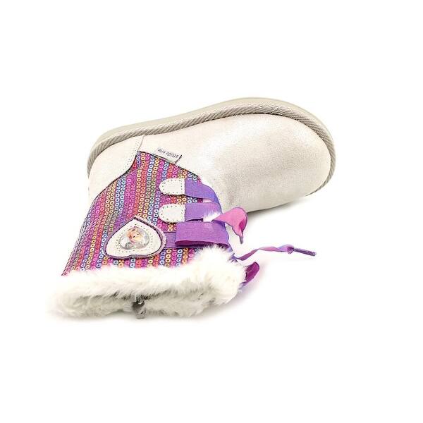 Shop Stride Rite Disney Frozen Cozy Boot Toddler Round Toe Canvas